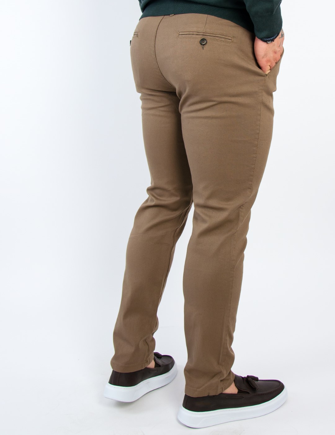 Ben Tailor ανδρικό καμιλό υφασμάτινο Chinos παντελόνι 0178K φωτογραφία